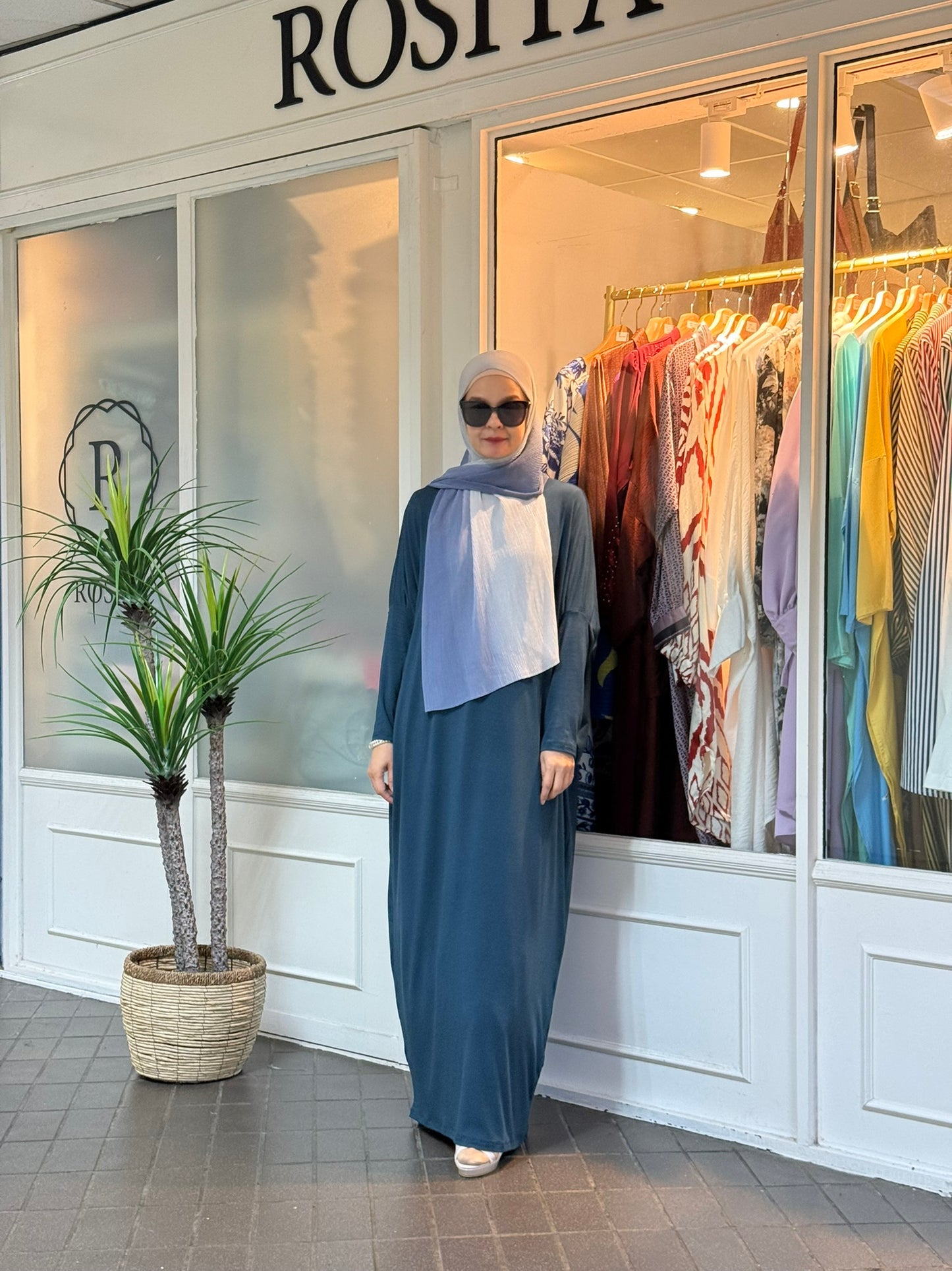 Alina Batwing Dress in Teal (NEW!)