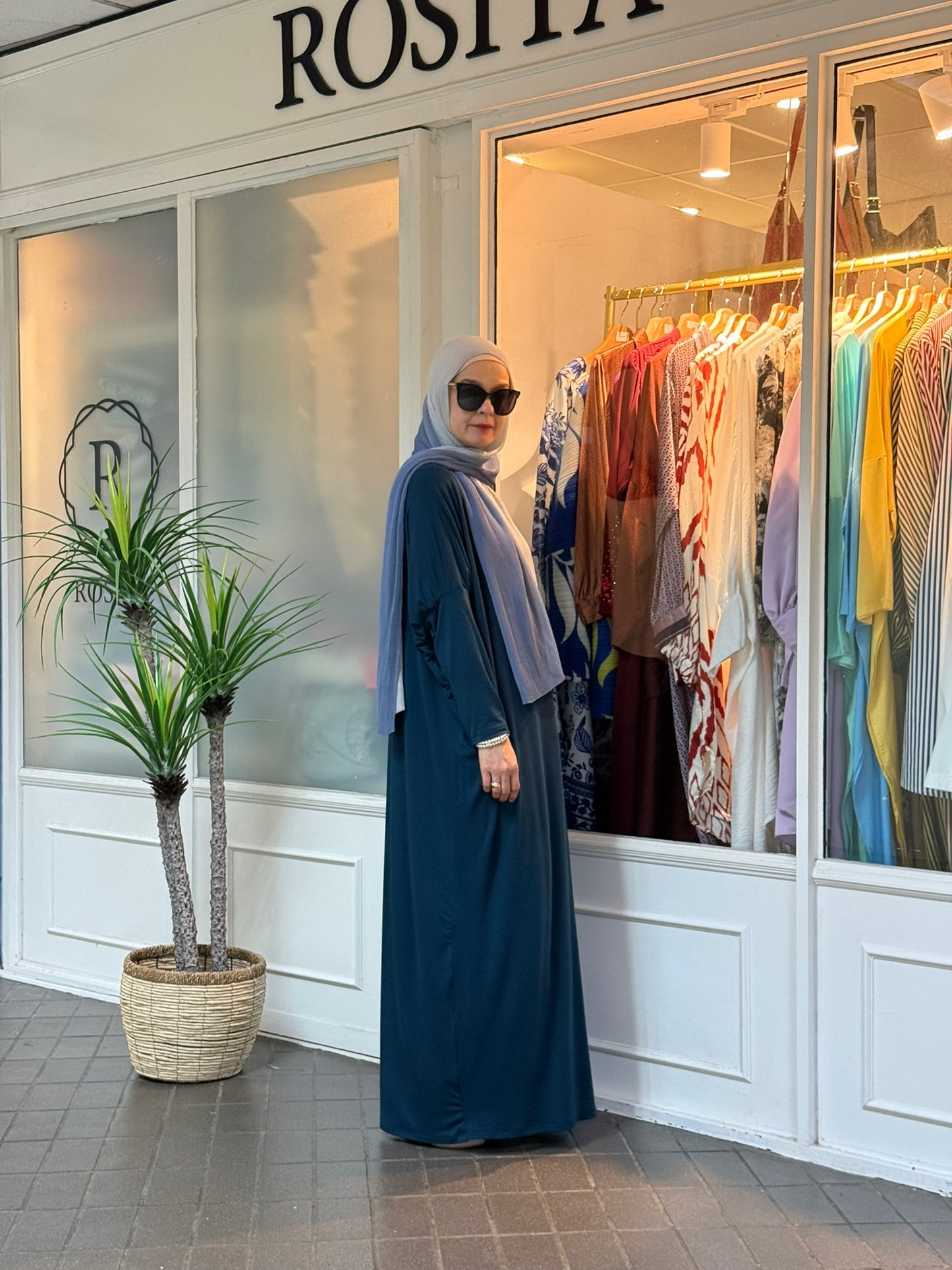 Alina Batwing Dress in Teal (NEW!)