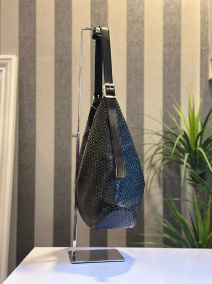Teega Woven Bag in Black (NEW!)