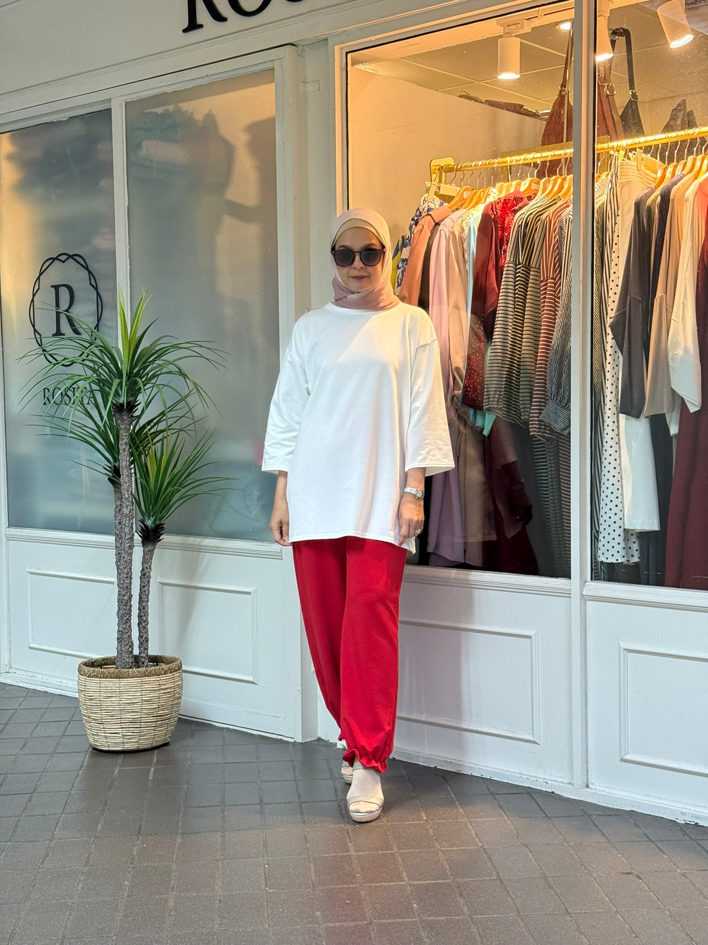 ND 3/4 Top in White (NEW!)