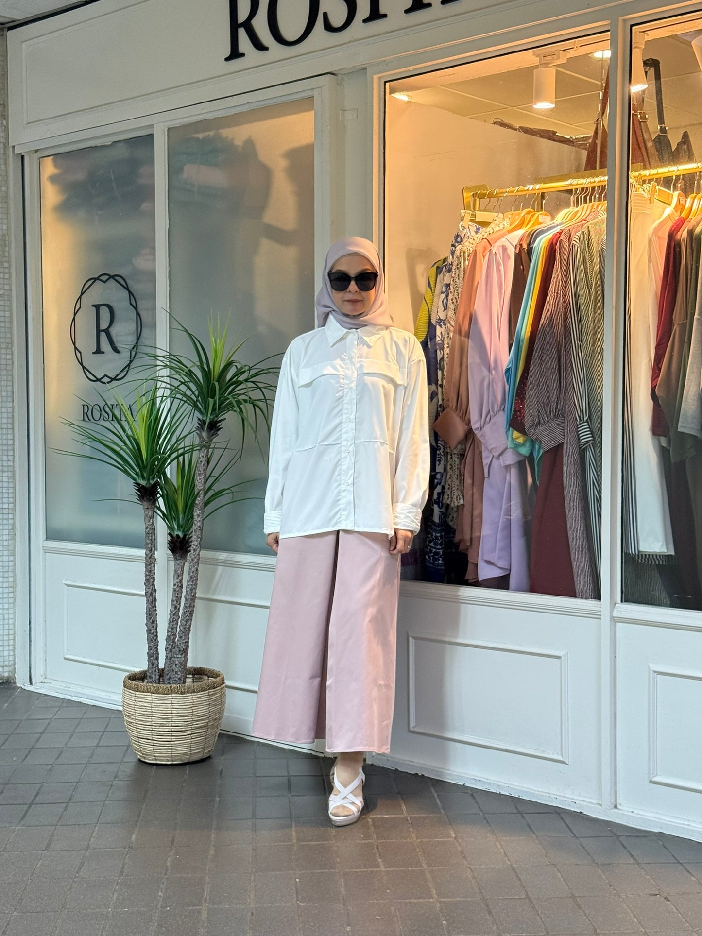 Neeja Blouse with Pocket in White (NEW!)
