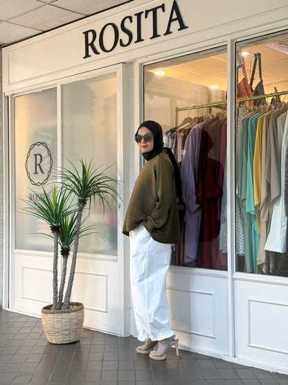 Naomi Drawstring Pants in White (NEW!)