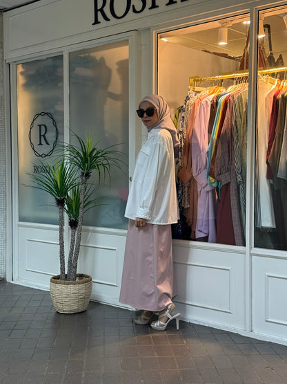 Neeja Blouse with Pocket in White (NEW!)