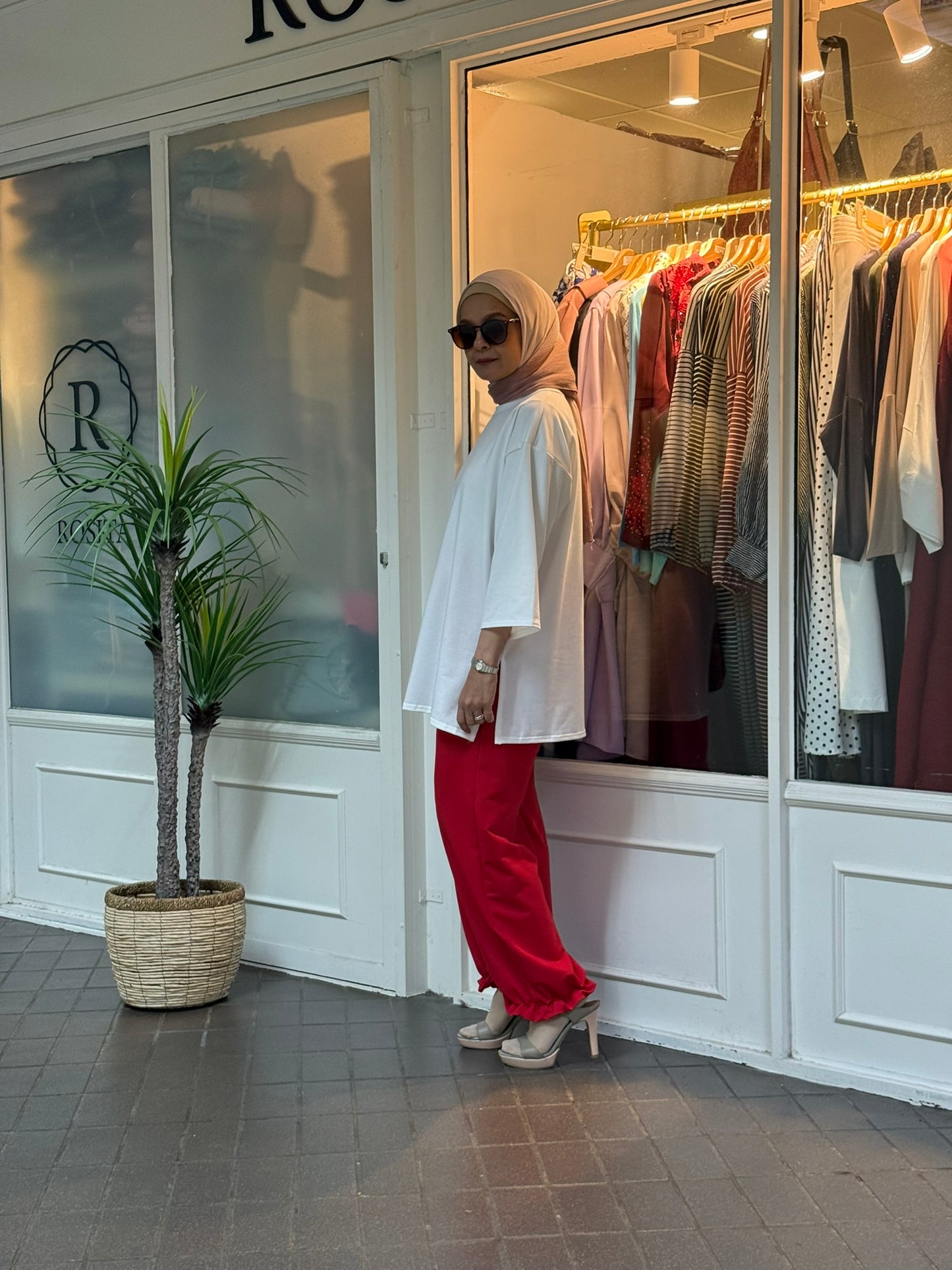 ND 3/4 Top in White (NEW!)