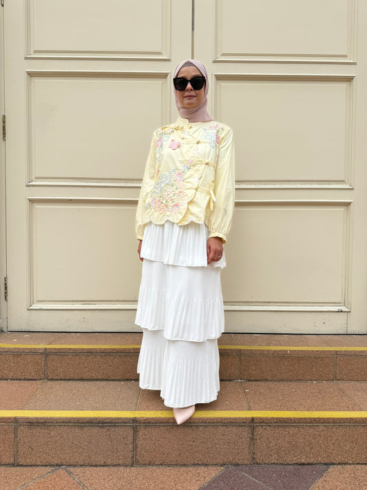 Maria Cake Skirt in White (NEW!)