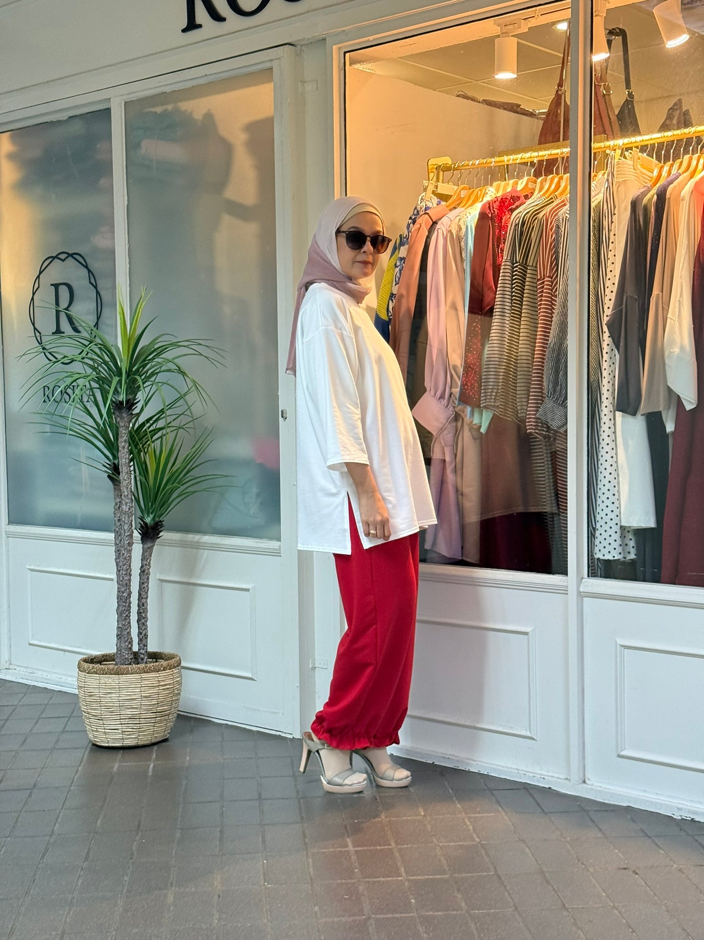 ND 3/4 Top in White (NEW!)