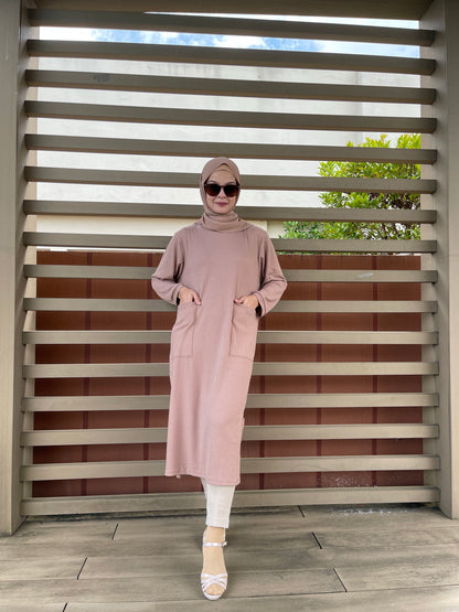 Sierra Tunic in Warm Nude (New! Bundle discount available!)