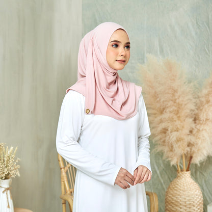 Clara Instant Hijab in Peony (Mini)