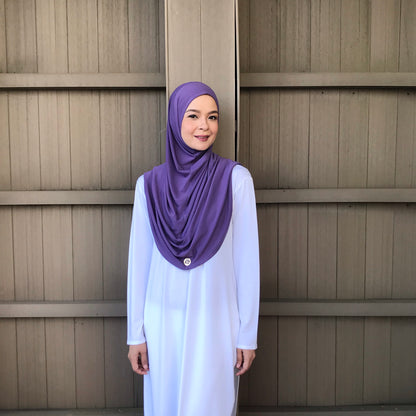 Kayla Instant Hijab (LAVENDER)