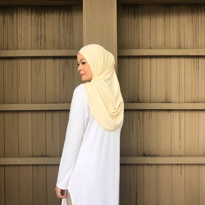 Kayla Instant Hijab (SILKY CORN)
