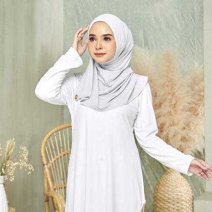Clara Instant Hijab in Magnolia (Mini)