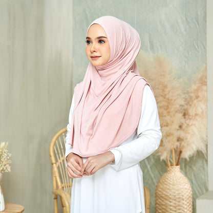Clara Instant Hijab in Peony (Maxi)