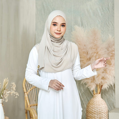 Clara Instant Hijab in Calla (Maxi)